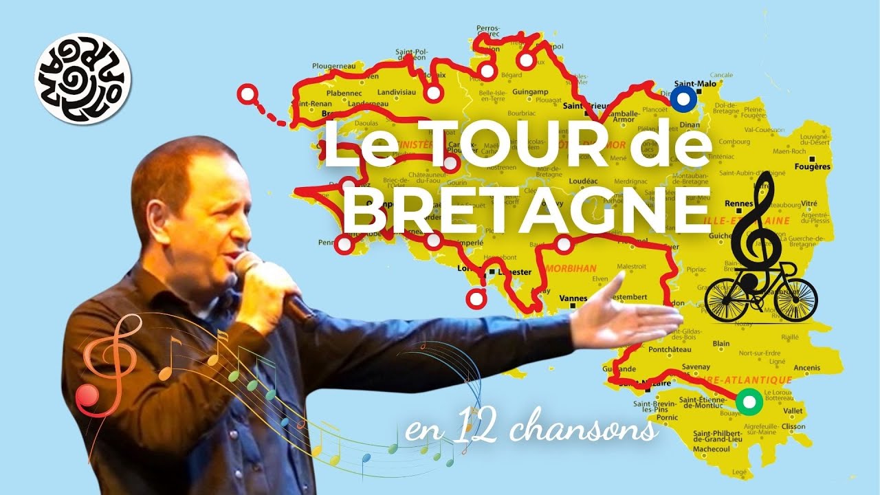 🗺️ TOUR DE BRETAGNE : 12 Chansons mythiques (Road Trip Musical)