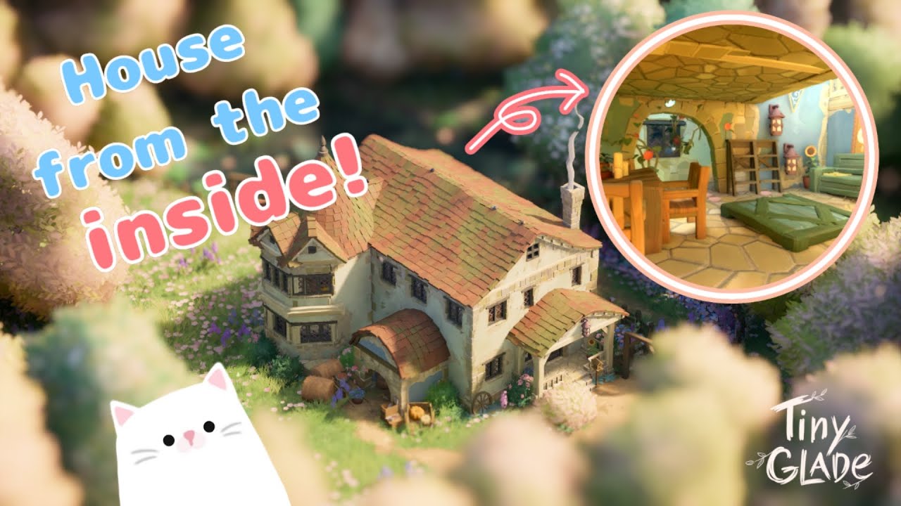 I build a house from the inside! | TINY GLADE 🌱 | Speedbuild