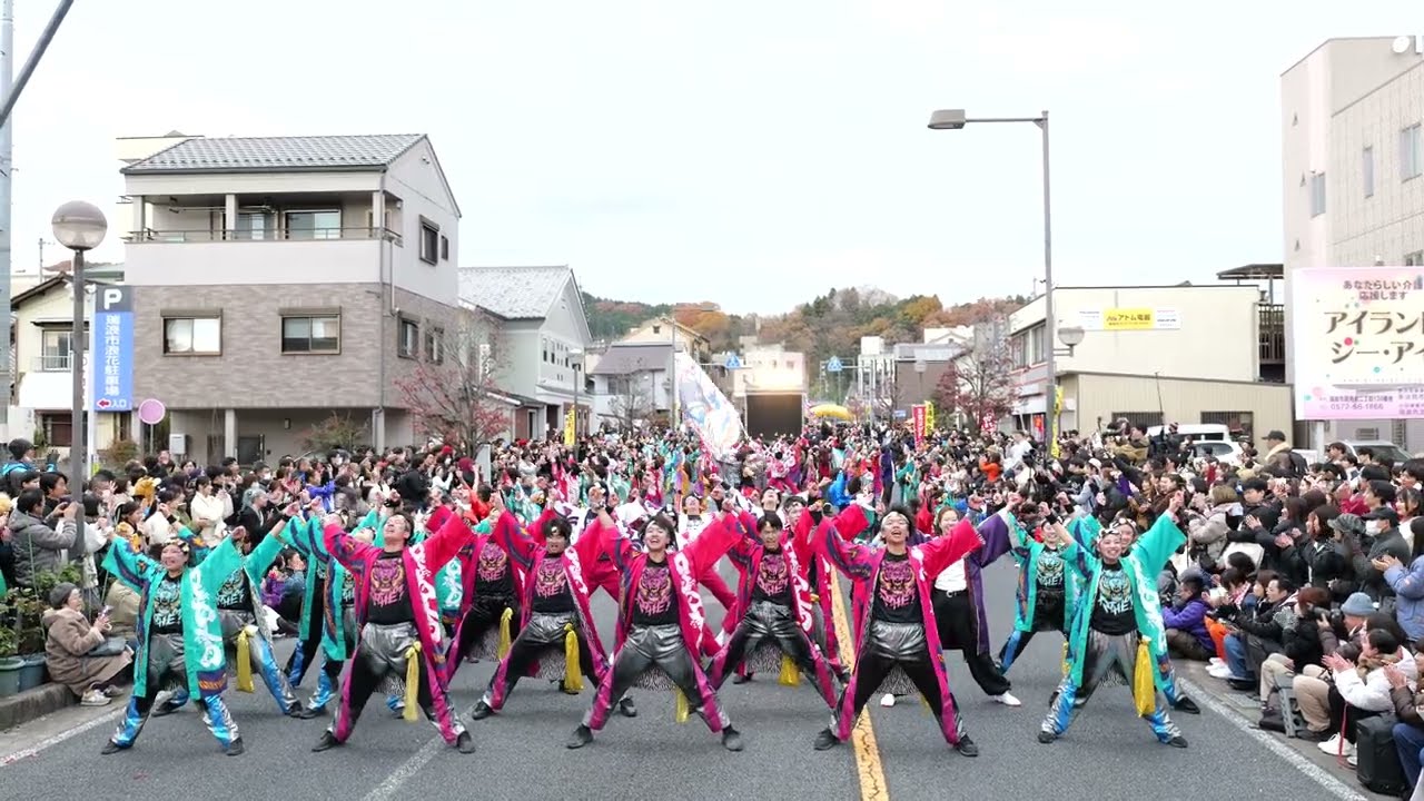 【４K】嘉們 -KAMON-  「大阪ANTHEM 2024」★瑞浪バサラカーニバル2024（バサカニ）/公園通線南会場/2024.12.15/Lumix S5Ⅱ