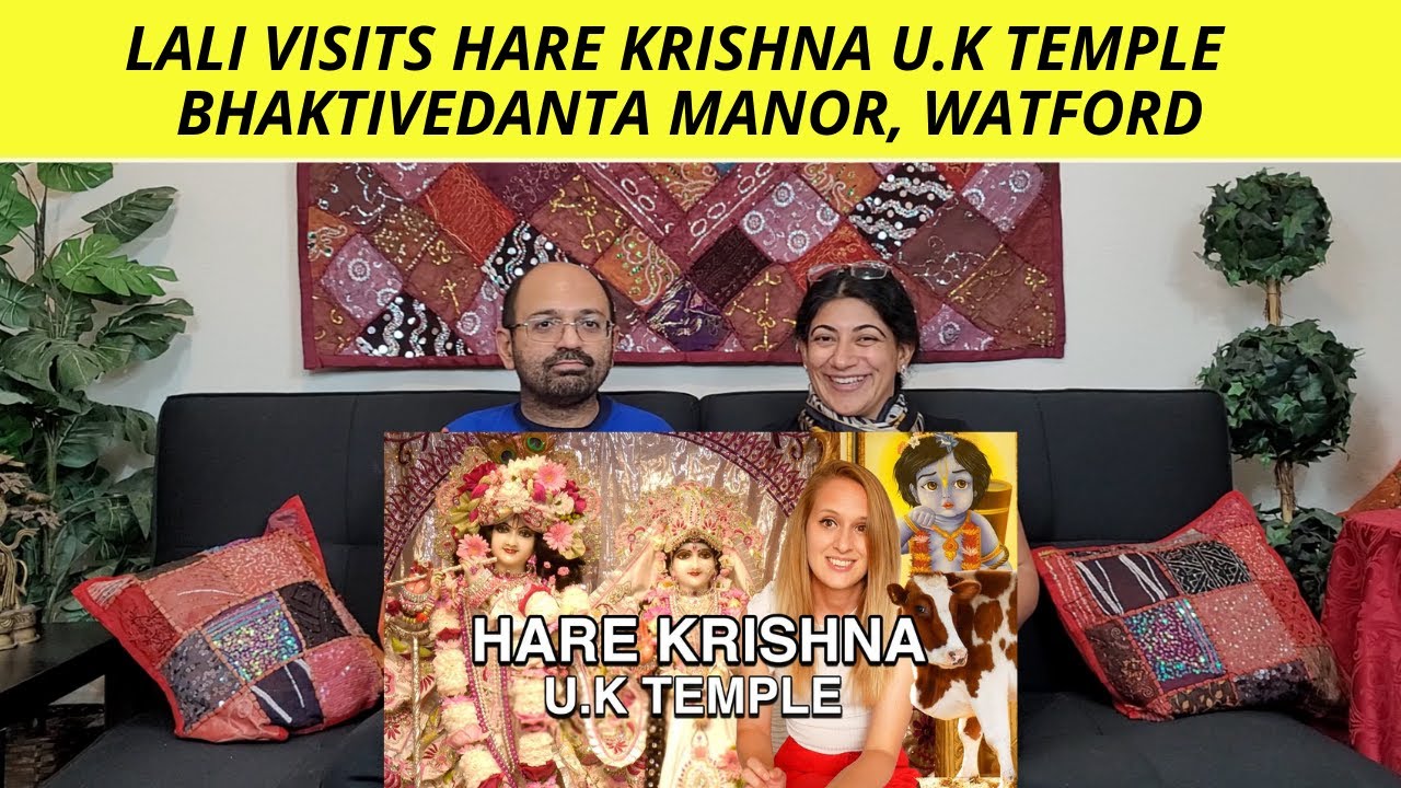 LALI VISITS HARE KRISHNA U.K TEMPLE | BHAKTIVEDANTA MANOR | WATFORD | ISKON | Reaction ! 😊