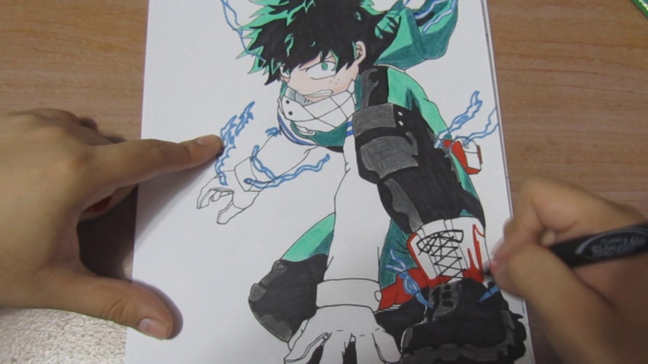 Speed Drawing - Midoriya Izuku (My Hero Academia) (Miree)
