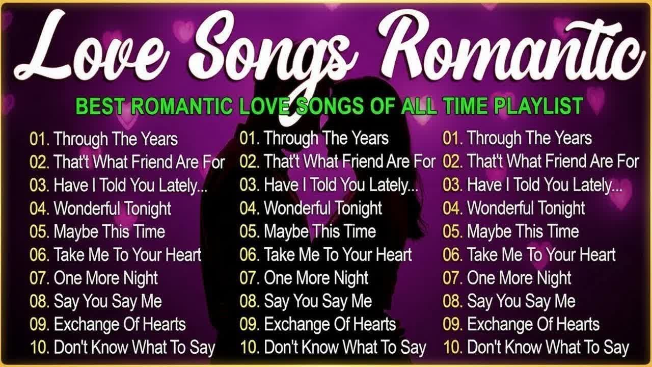 Love Songs Of All Time Playlist   Greatest Relaxing Love Songs 80's 90's   Old Love Songs 1