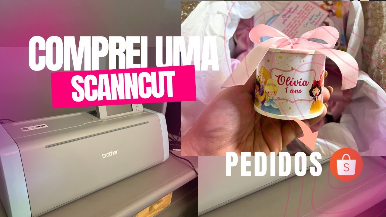 PRODUÇÃO de tubolatas - pedidos SHOPEE - Comprei máquina de corte Scanncut 