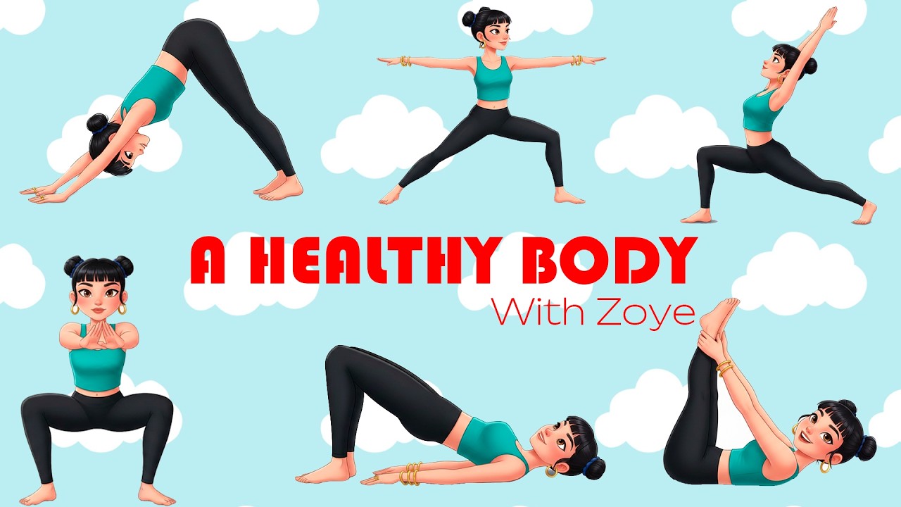 Сheerful Yoga with Zoey | KPop Demon Hunters | Calm Yoga for Kids