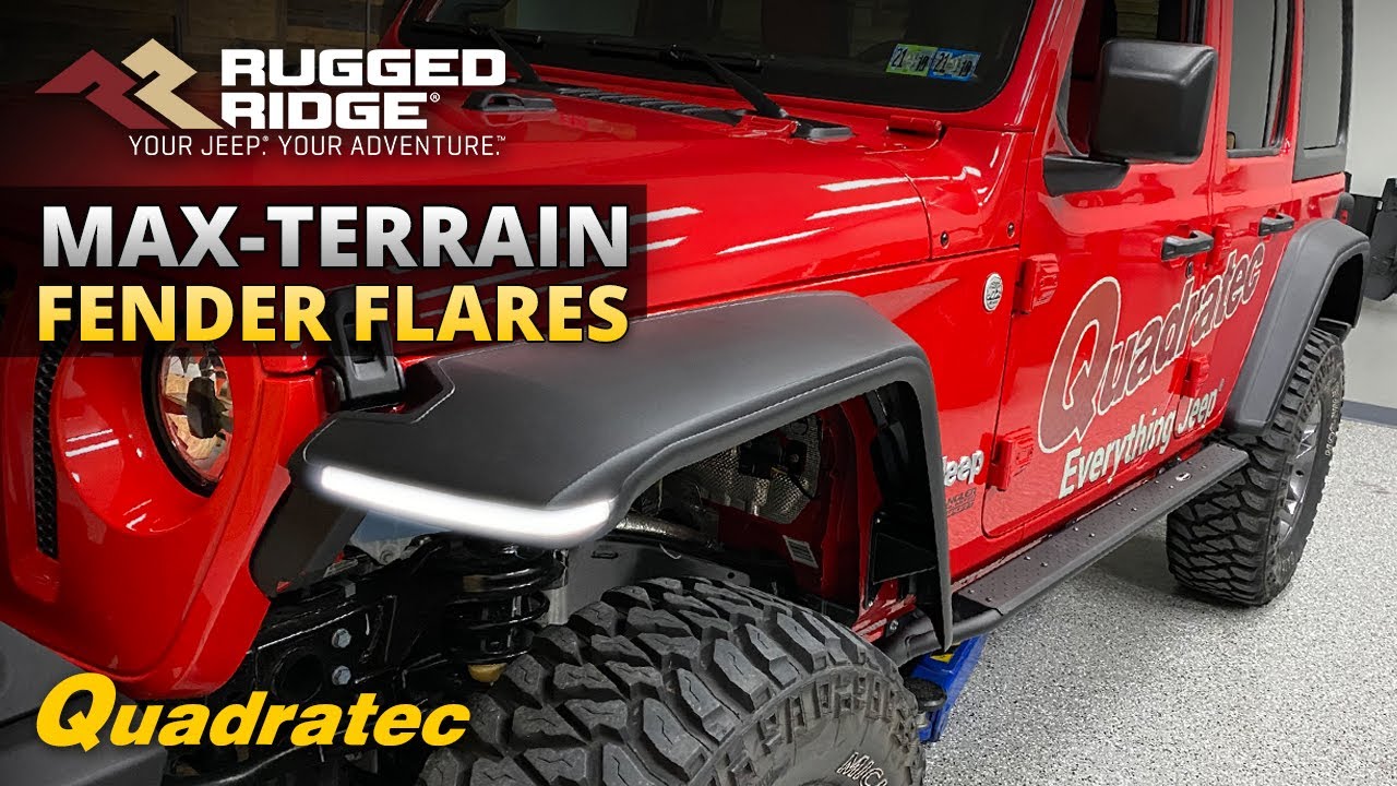 Rugged Ridge Max-Terrain Fender Flares Review for 2018+ Jeep Wrangler JL