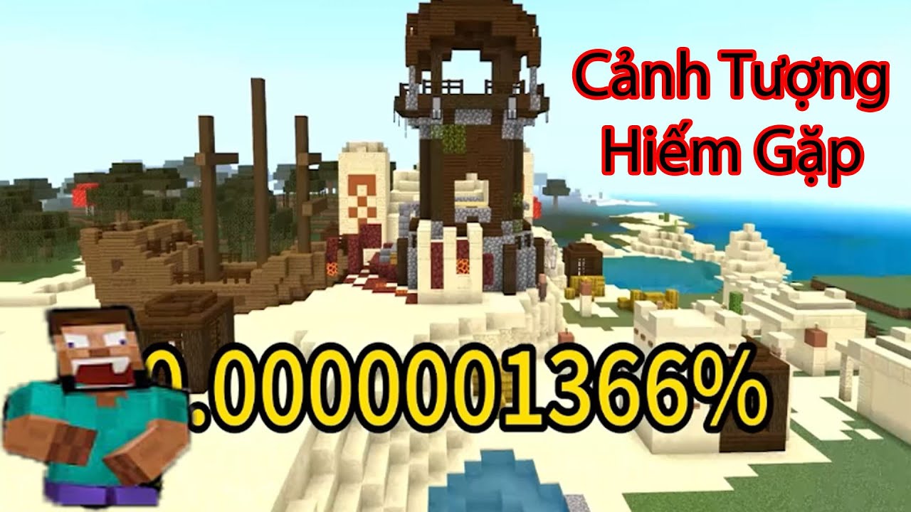 Những Cảnh Tượng Hiếm Gặp Nhất Trong Minecraft 😱😱