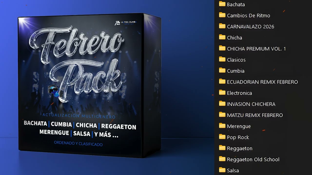 DEMO PACK FEBRERO 2026🔥| PACKS MATEO ZUMBA DJ 🎧