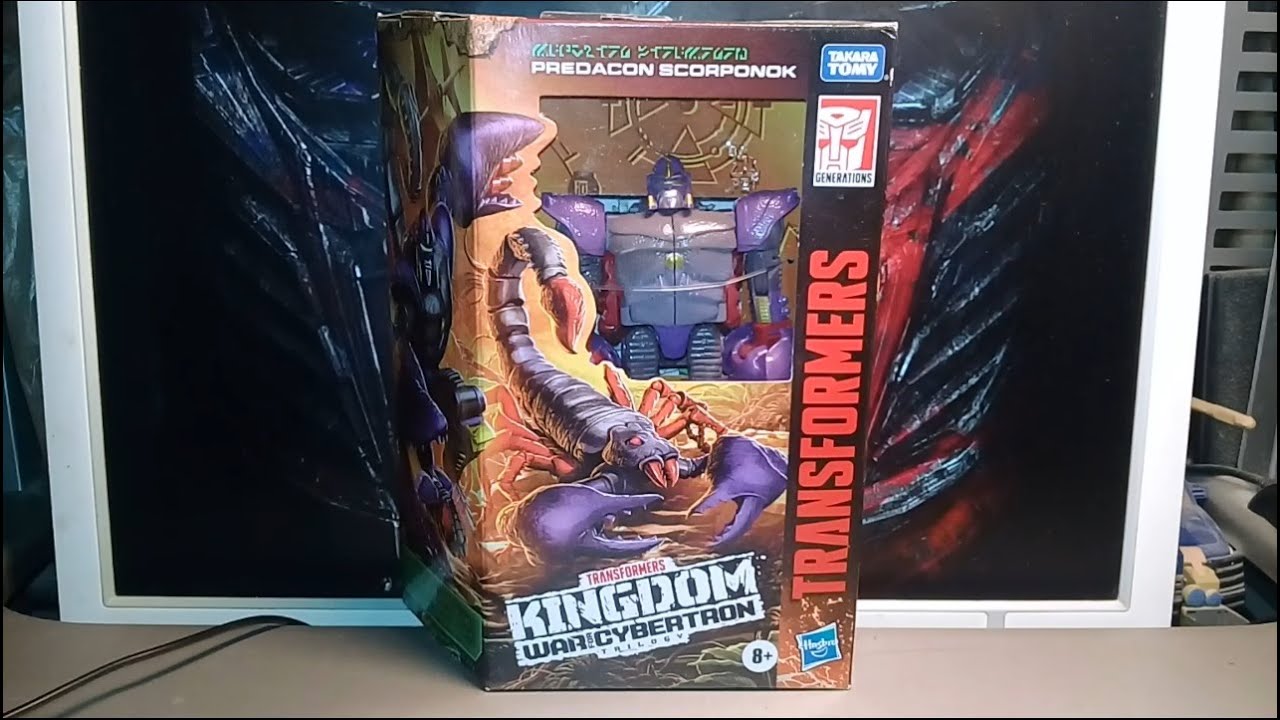 Unpackaging + review! Scorponok, WFC Kingdom, Deluxe class by Hasbro