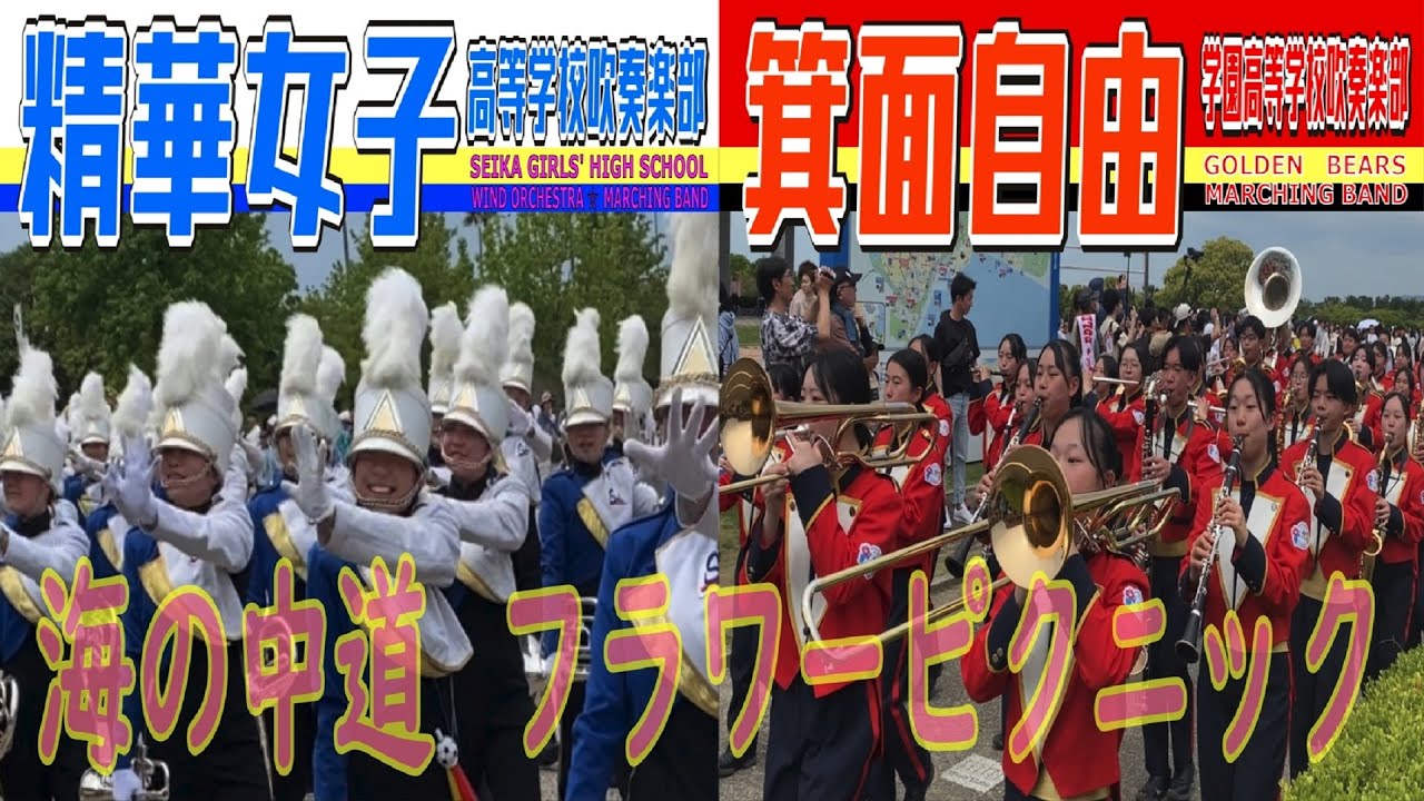 【精華女子・箕面自由】2024/05/05　海の中道海浜公園　フラワーピクニック