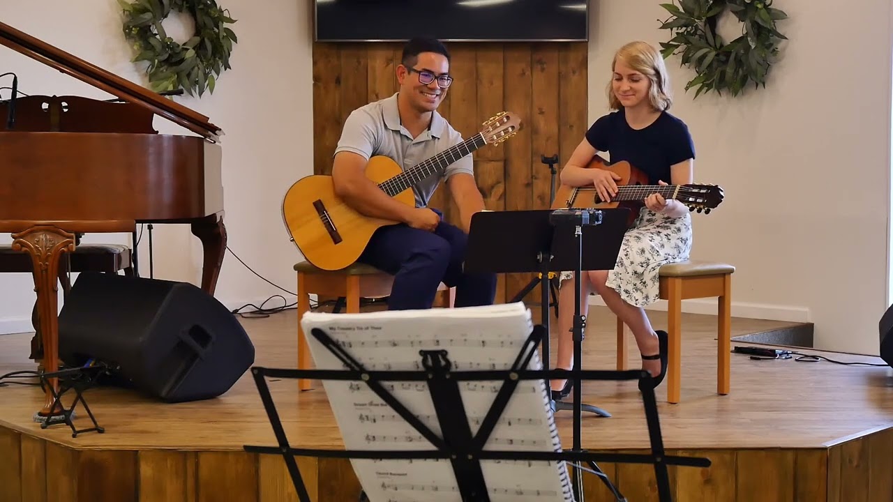 Emylia Ippolito plays My Bonnie (Trad.) and On Top of Old Smoky (Trad.) | Dela Rosa Guitar Studio
