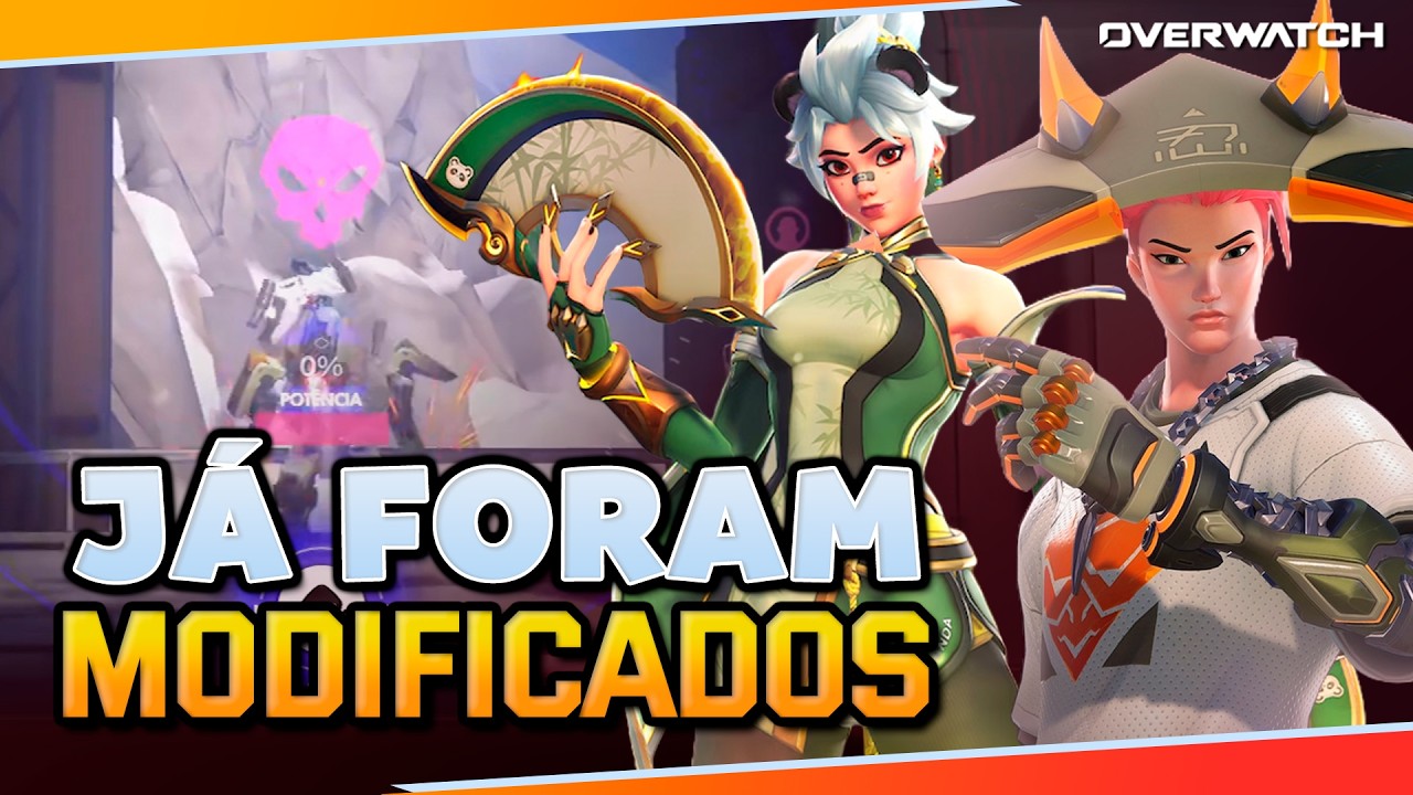 BUFF NA ANRAN E MIZUKI e Nerf MINÚSCULO na Domina e Jetpack Cat no PATCHNOTES de Overwatch!