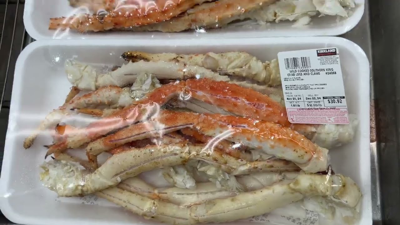 Alaskan King Crab and Lobster at Costco
