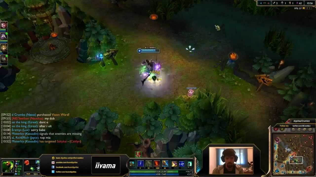 Crumbz plays Nasus jungle vs Nautilus