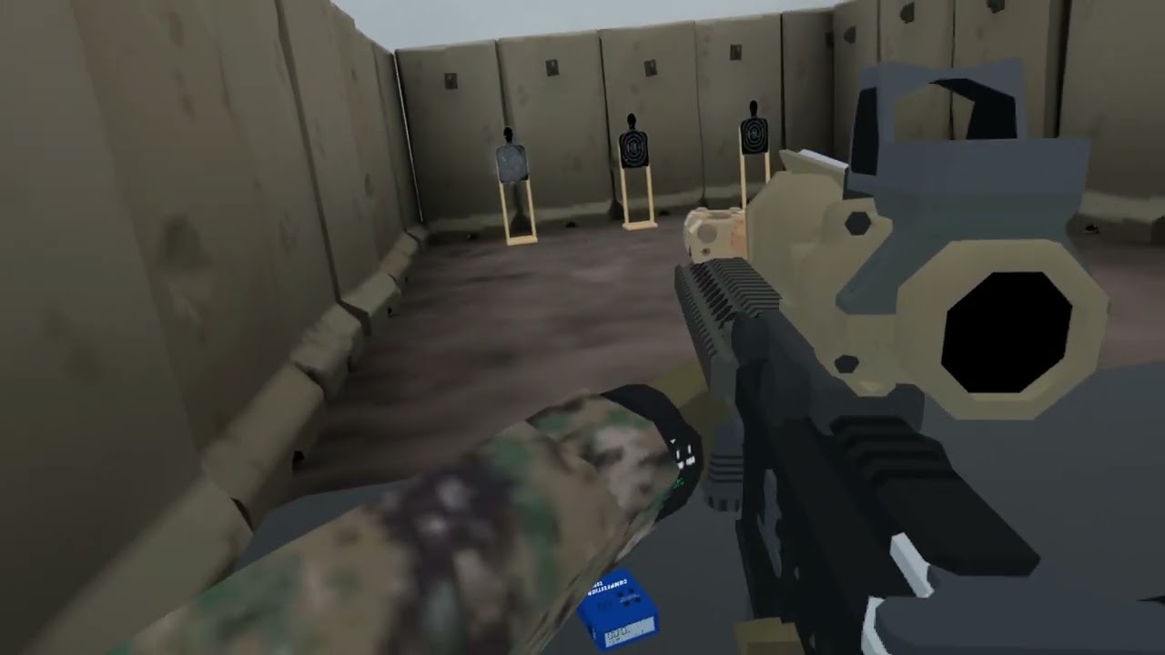 Clips from the shooting range | Tactical Assault VR