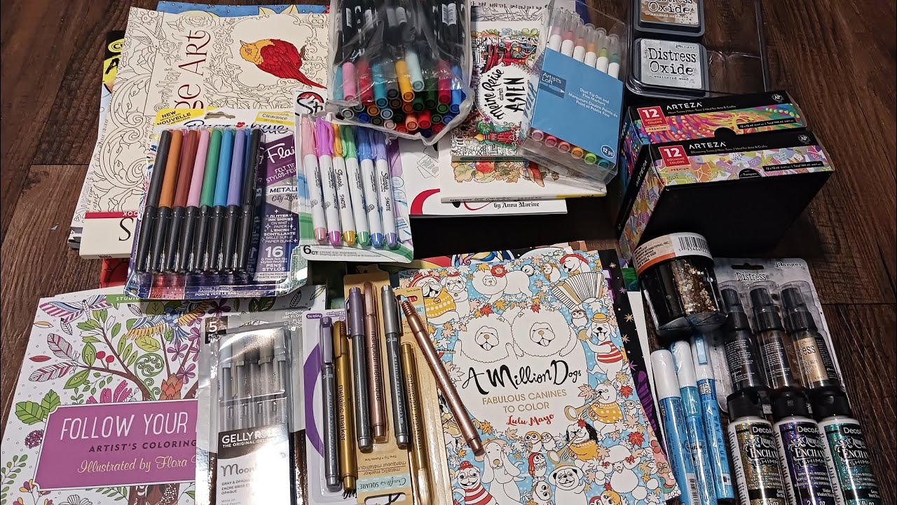 Another big haul for April!! | Adult Coloring