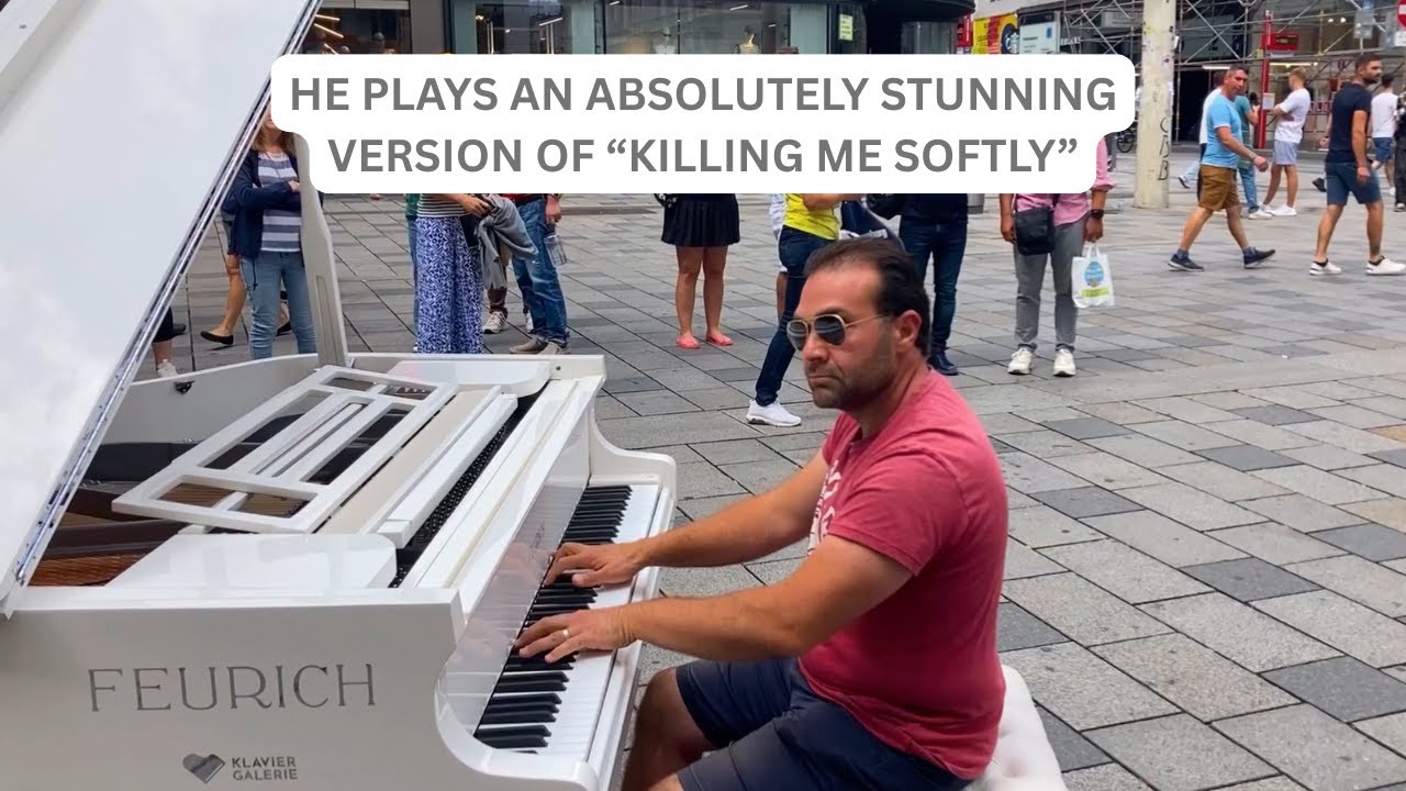 He kills it with his piano skills and plays KILLING ME SOFTLY on a public piano