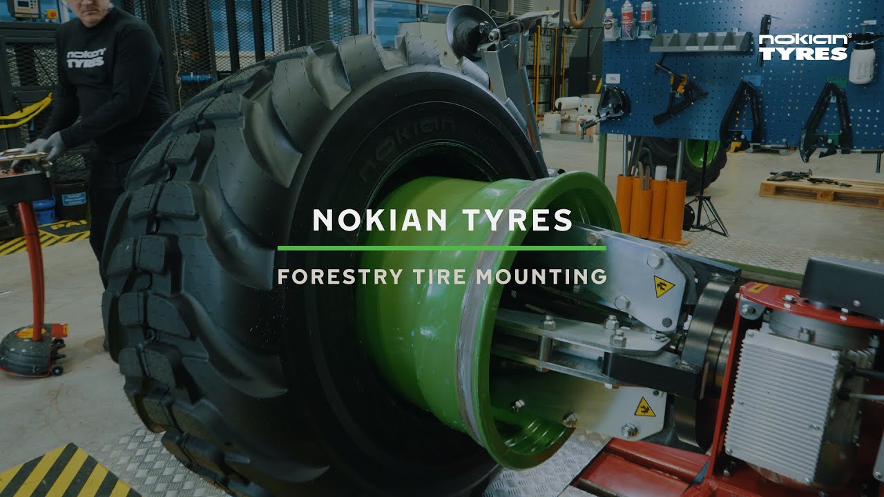 How to mount a CTL forestry tire - Nokian Heavy Tyres