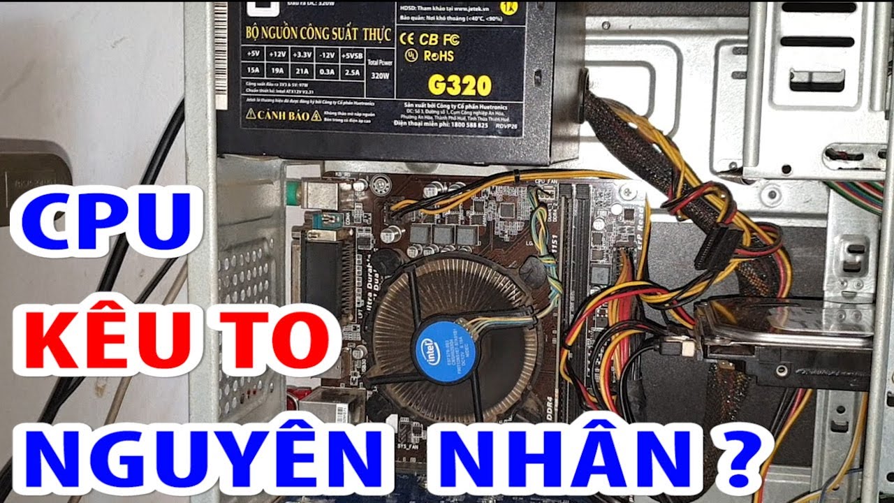 c&aacute;ch khắc phục quạt m&aacute;y t&iacute;nh k&ecirc;u to