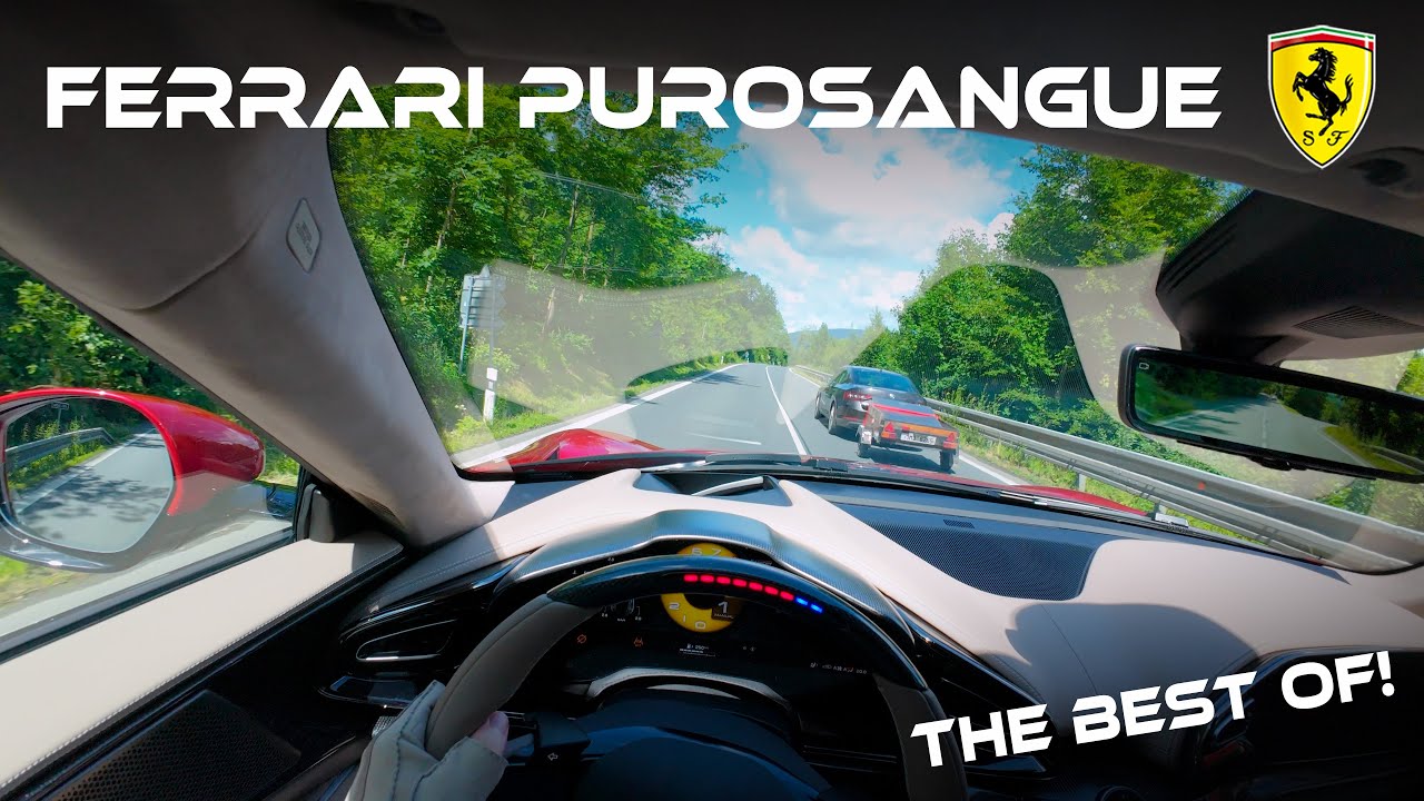 Ferrari Purosangue (715HP) – The Best of POV Ferrari Purosangue. (4K)