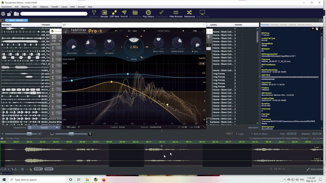 64 bit Soundminer PLUS, nicknamed 'Gallium' -  Part 3 (DSP Rack & Transfers)