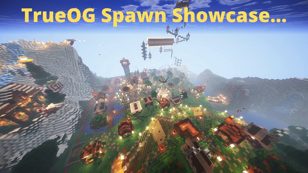 TrueOG spawn showcase [Minecraft]