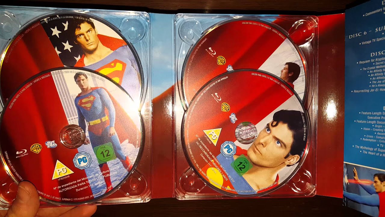 Superman Anthology Bluray Unboxing