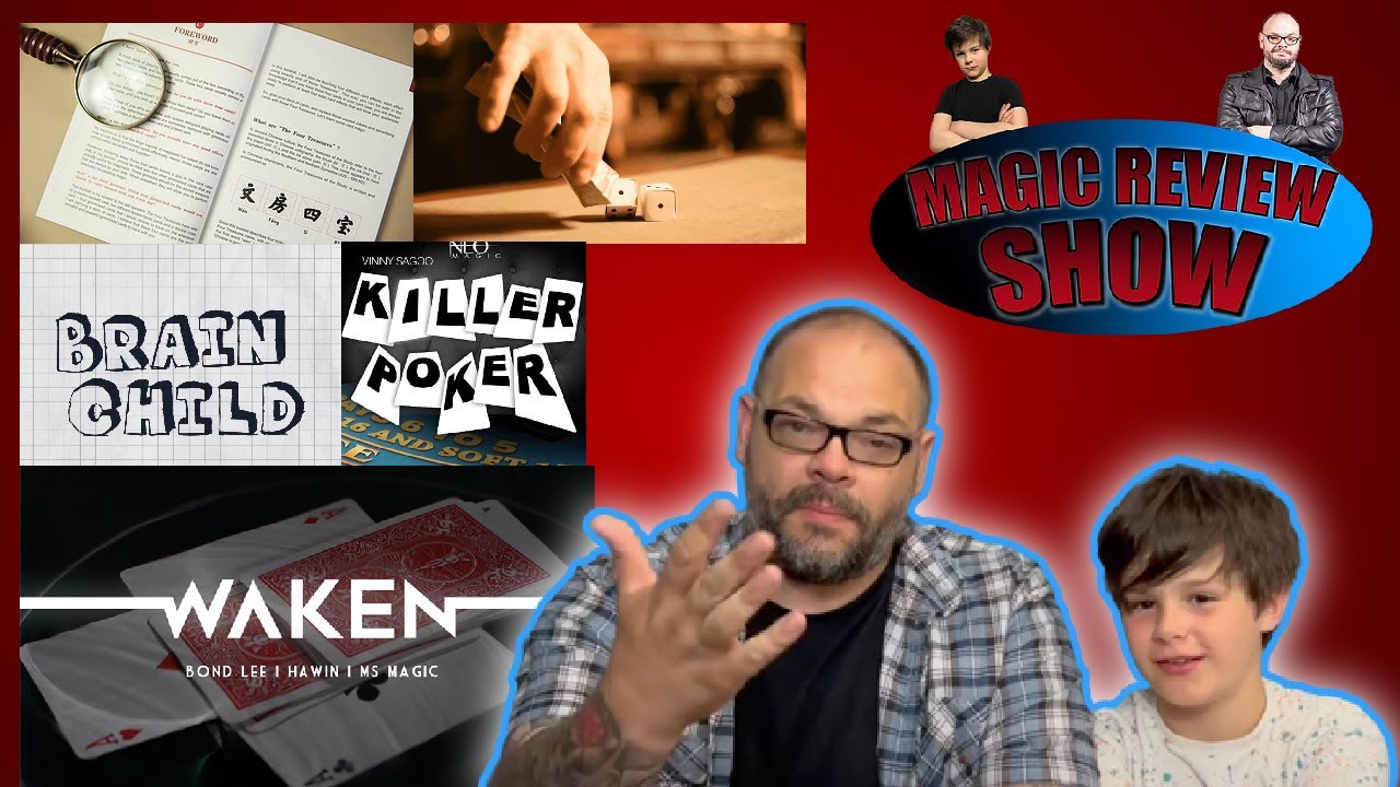 Brain Child, D.I.E, Four Treasures, Waken & Killer Poker | Craig & Ryland's Magic Review Show #108