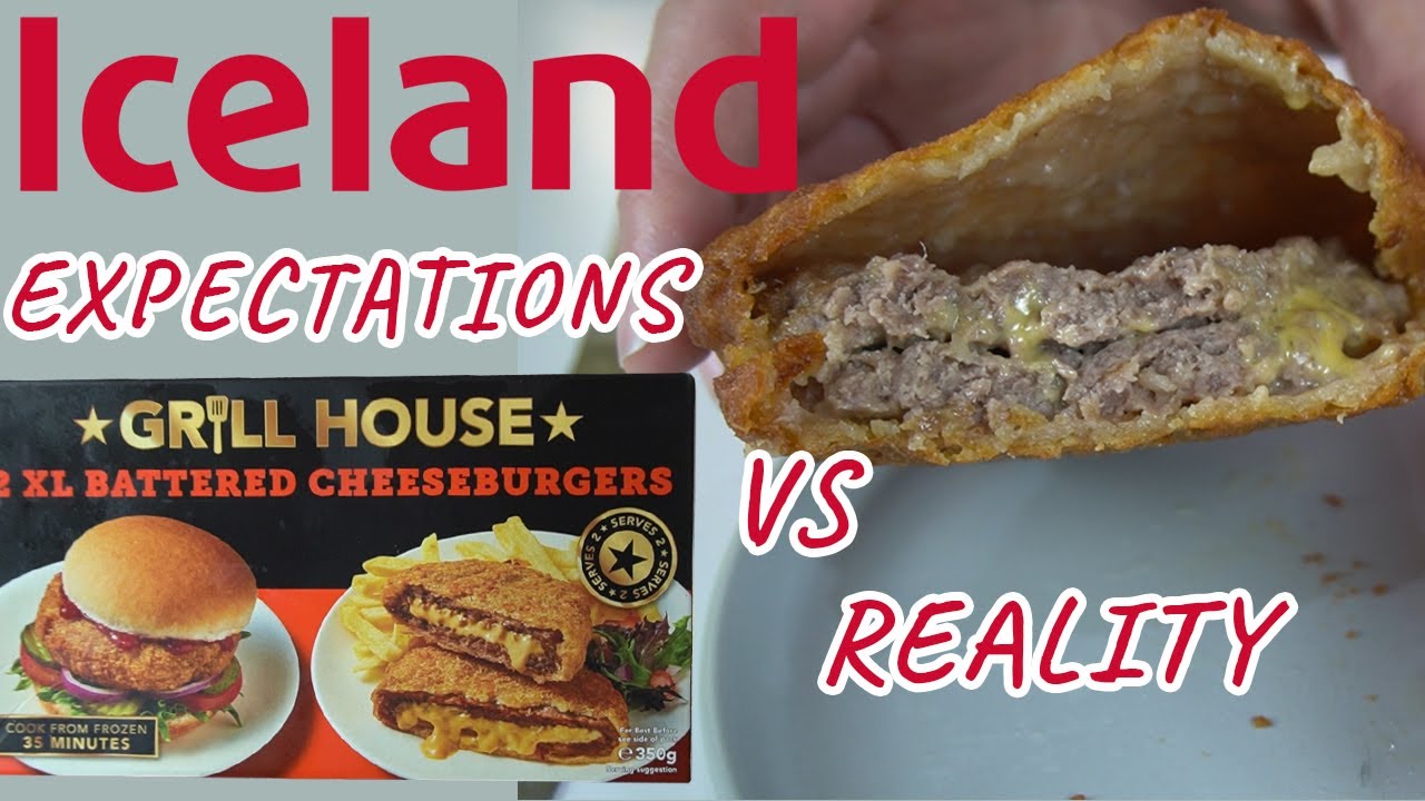 Iceland Grill House XL Battered Cheeseburgers Food Review