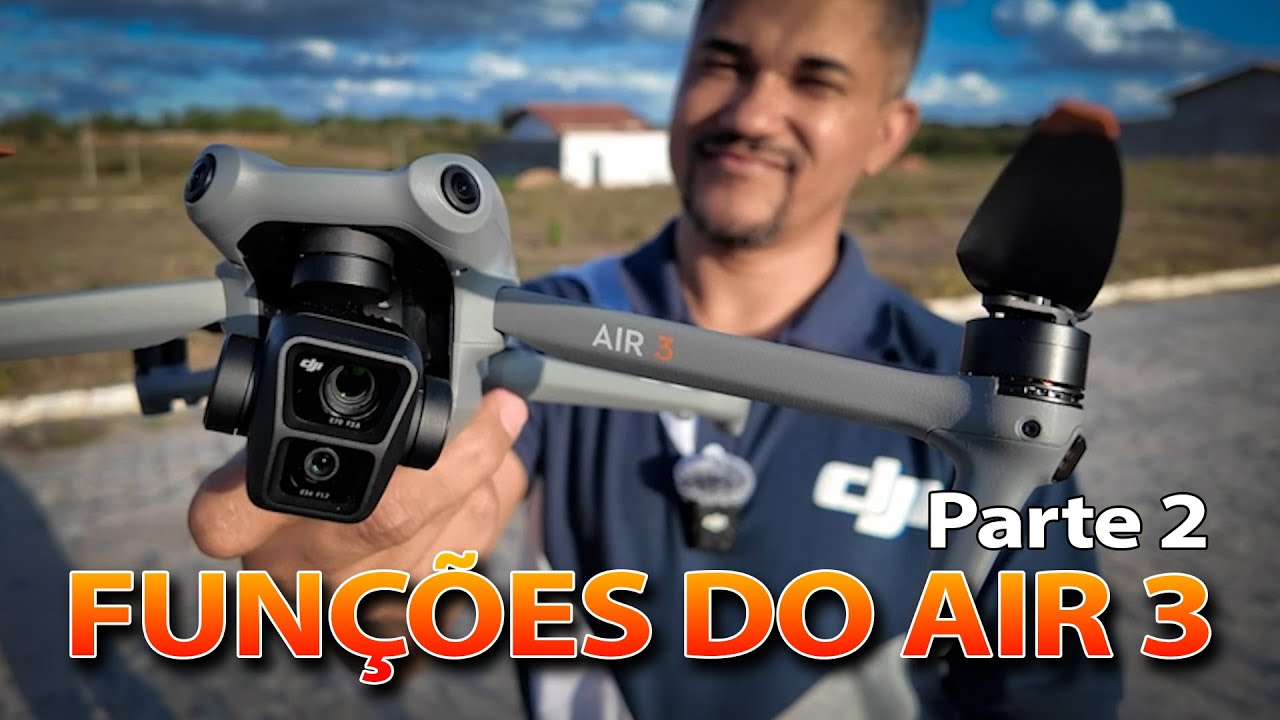 Conheça todas as funções do DJI AIR 3 - Parte 2