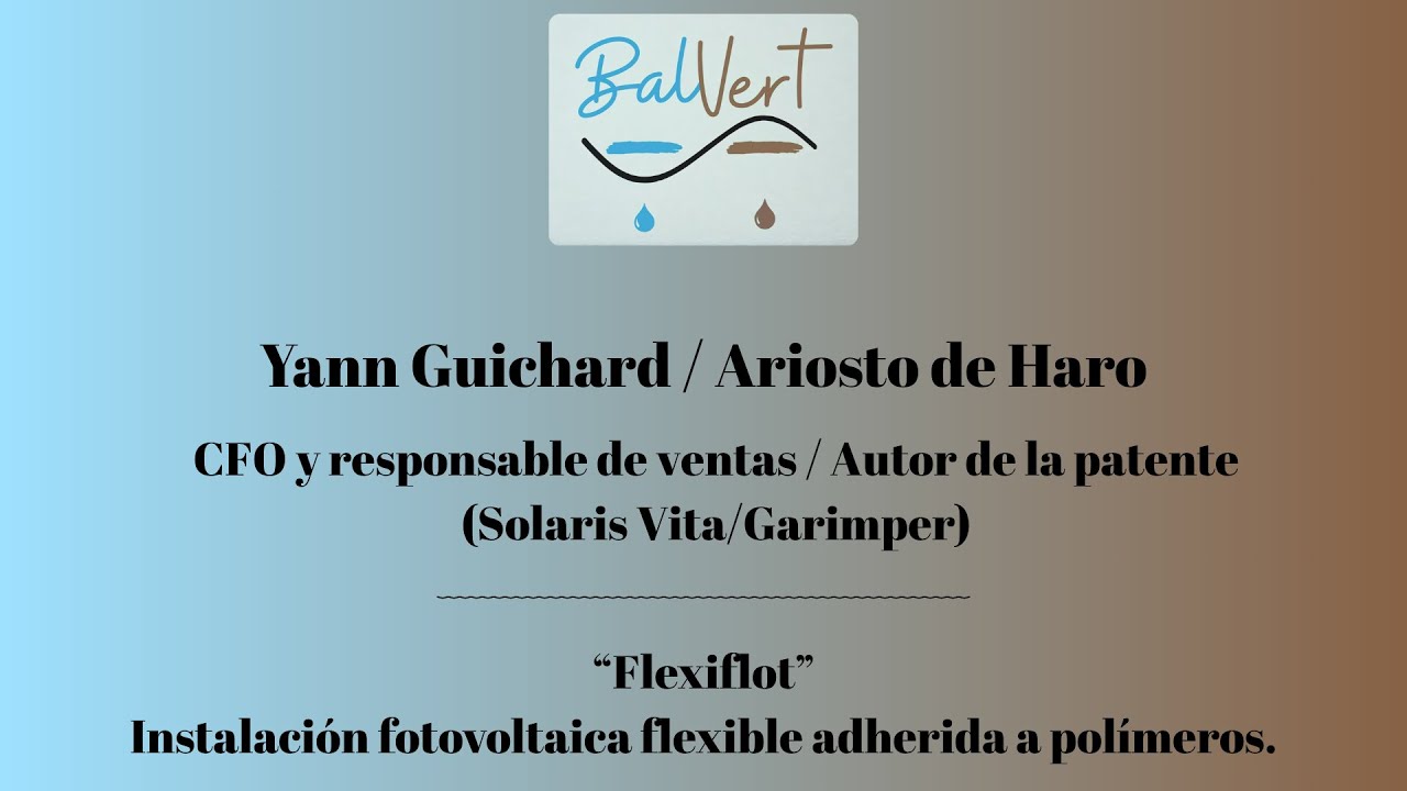 Yann Guichard y Ariosto de Haro presentan FLEXIFLOT en Balvert 2025