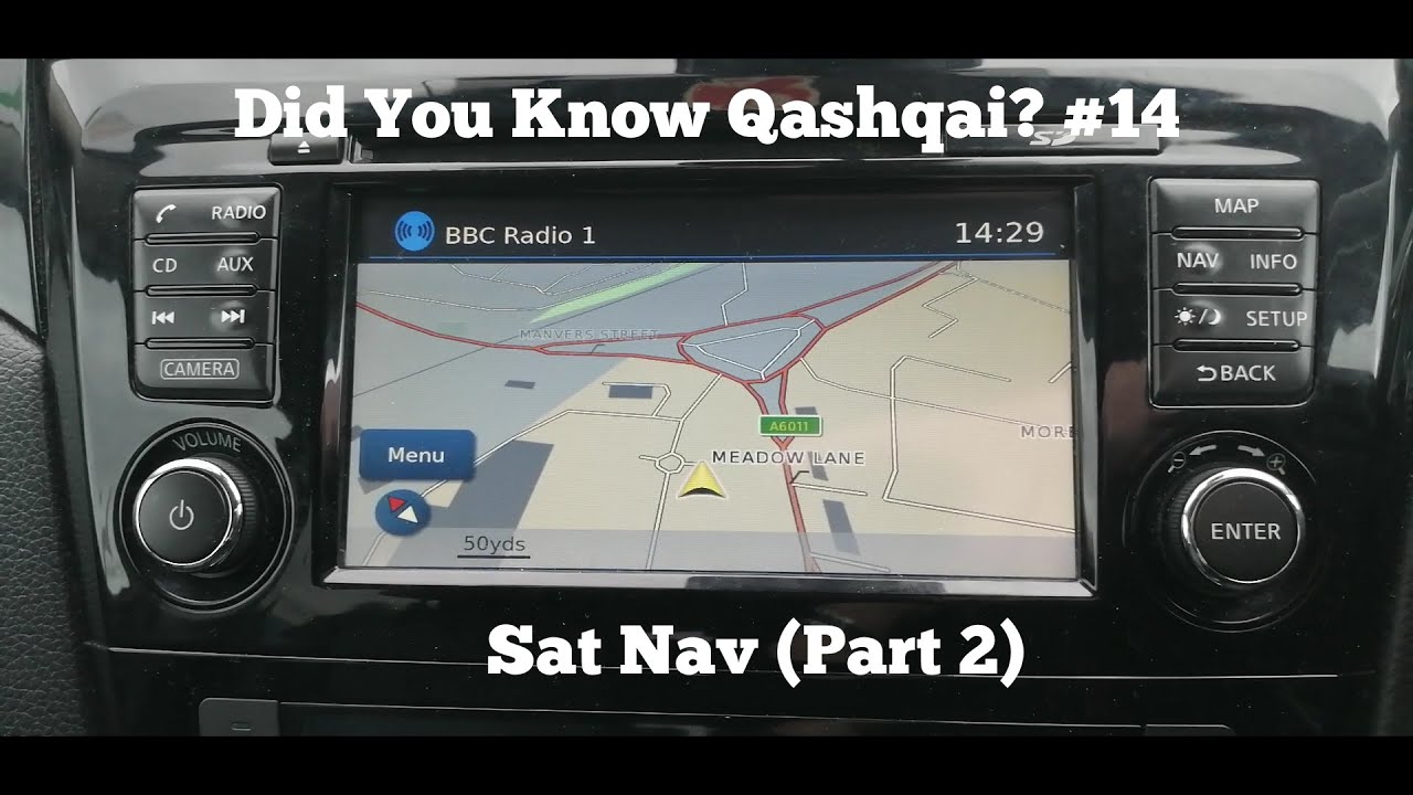 Знаете ли вы Qashqai? #14 — Спутниковая навигация (Часть 2 — Навигация)