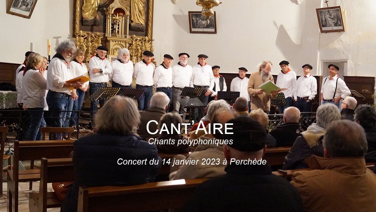 CANT'AIRE : Concert de chants polyphoniques à Perchède