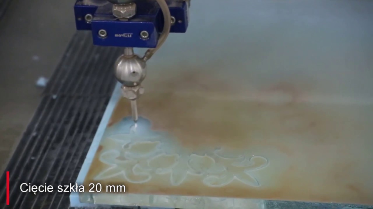 WaterJet MaviJet wycinarka wodna - cięcie materiał&oacute;w niemetalowych