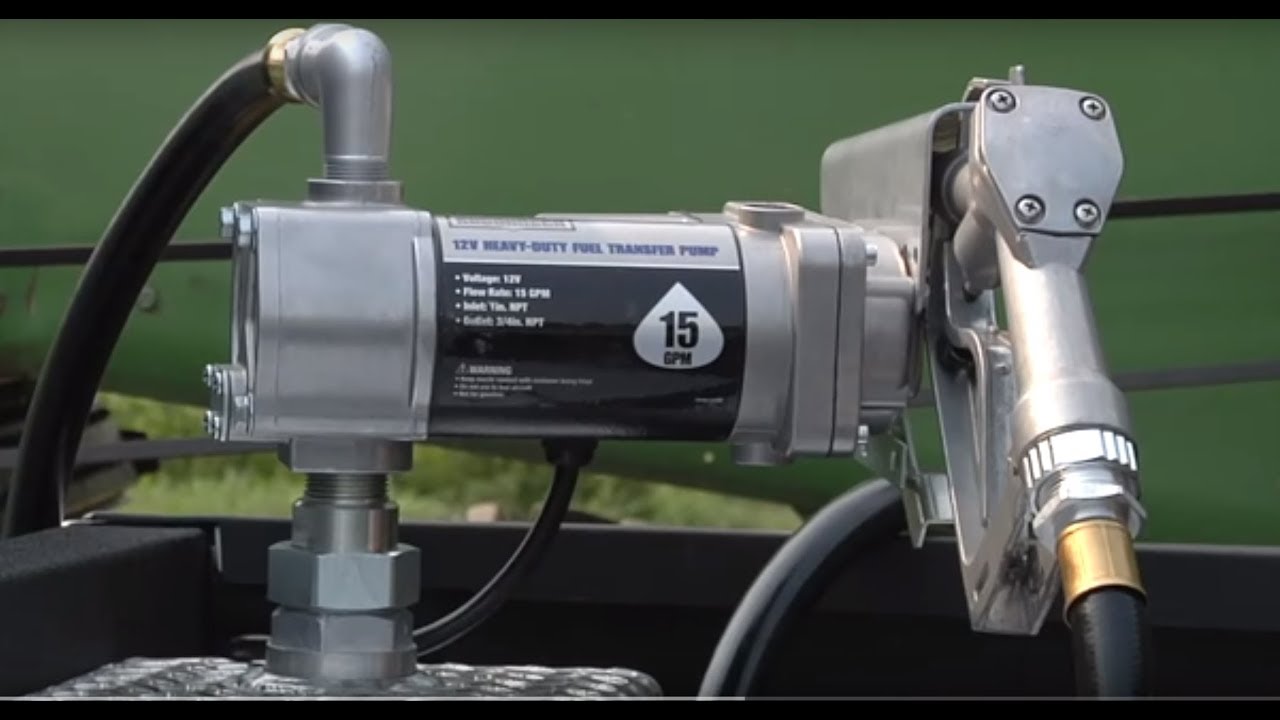 Roughneck Standard Duty Fuel Transfer Pump - 12 Volt, 15 GPM