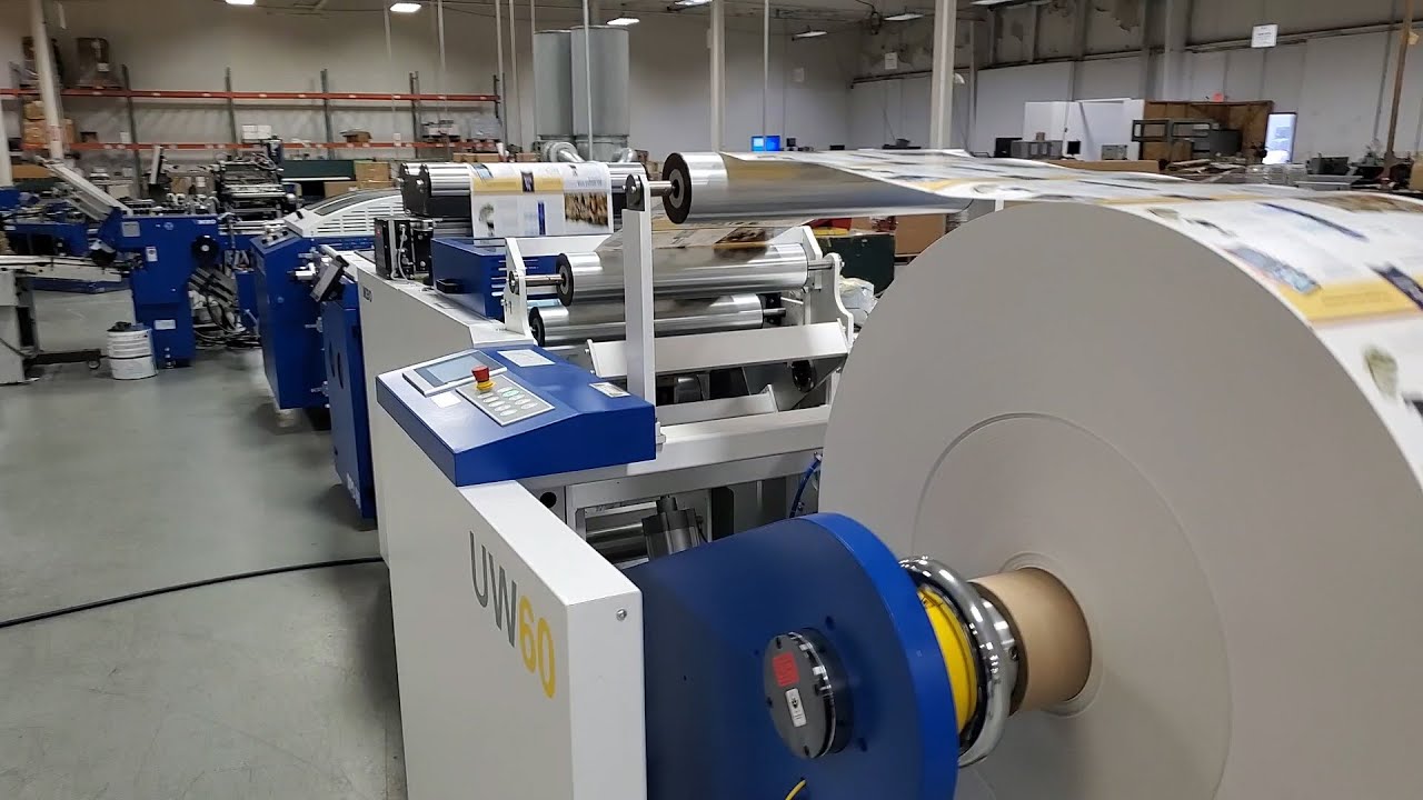 MBO Roll Fed SVC Letterfold Finishing Line at MWI Direct, Short Vid from Case Study
