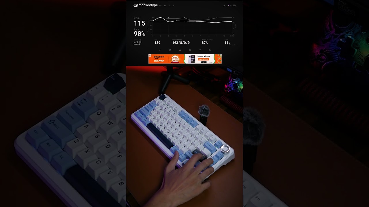 Day Dream Switches - URX x AJAZZ AK820 Max Plus ASMR!