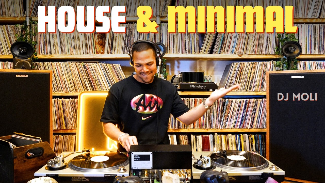 Groovy HOUSE & MINIMAL VINYL Mix  - DJ MOLI Vinyl Only Mix  | Lulo Records HIFI 4k
