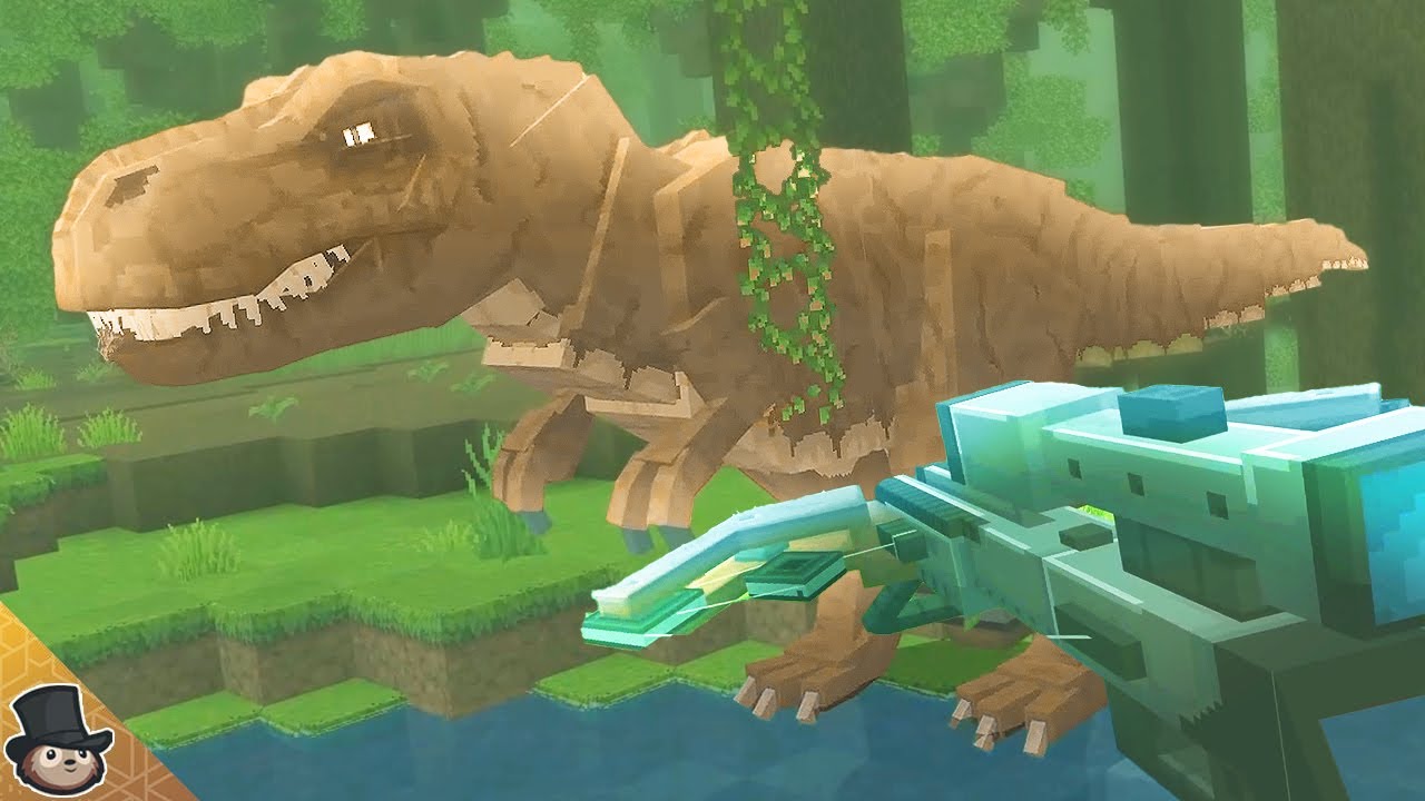 THIS JURASSIC WORLD MINECRAFT DLC IS HUGE! New Minecraft Jurassic World Dominion Update