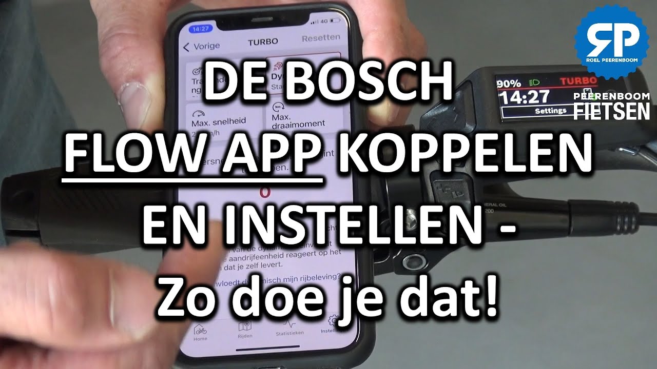 DE BOSCH FLOW APP KOPPELEN EN INSTELLEN - Zo doe je dat