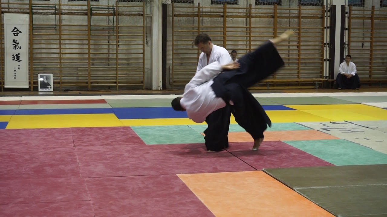 Sass Pál 5. dan Aikikai: demonstration 2019.08.03. Szeged