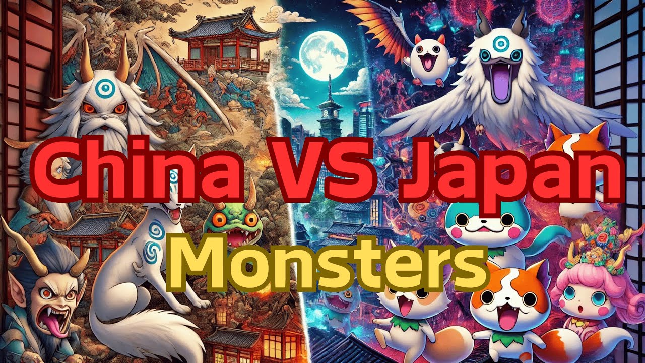 Why are Chinese monsters not as famous as Japanese ones