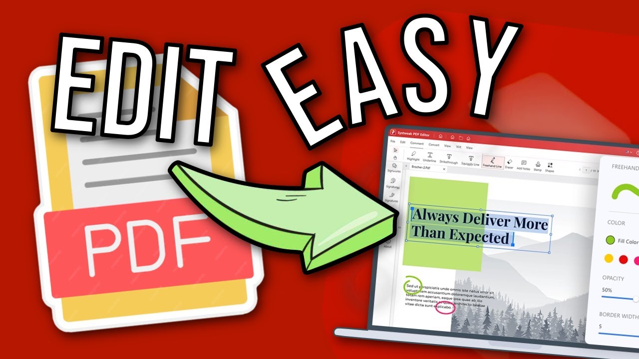Systweak PDF Editor &mdash; Best Offline PDF Editor for Windows