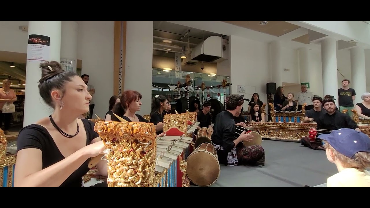 gamelan, fête de la musique. world music bali .