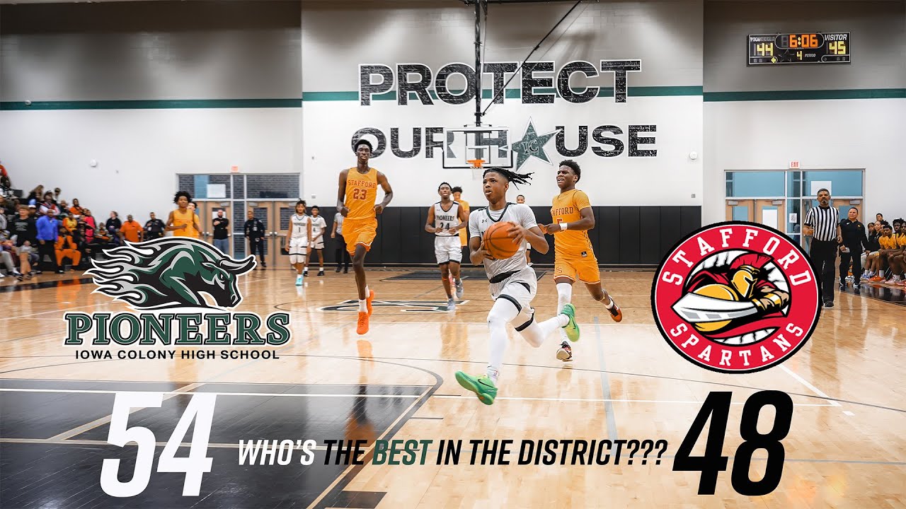 Iowa Colony Pioneers -vs- Stafford Spartans | The REMATCH!!!
