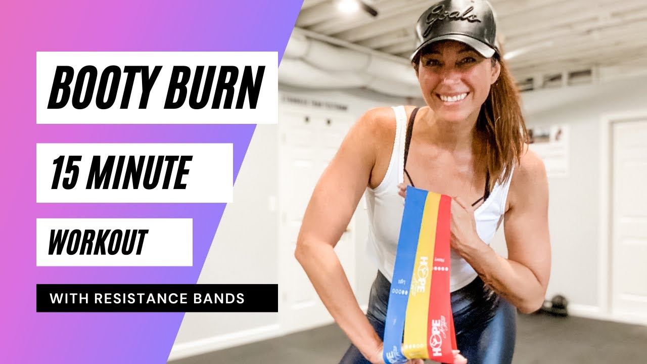 15 MIN BOOTY BURN | Resistance Bands | At Home Workout | Christina Russell | Body Rebooted