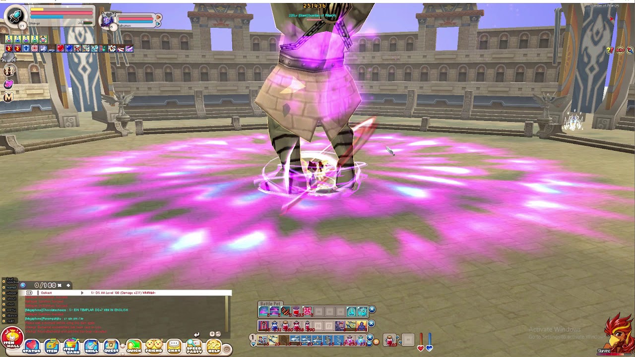 Raid Pillar A (Swordmaster) - Seal Online Blade of Destiny