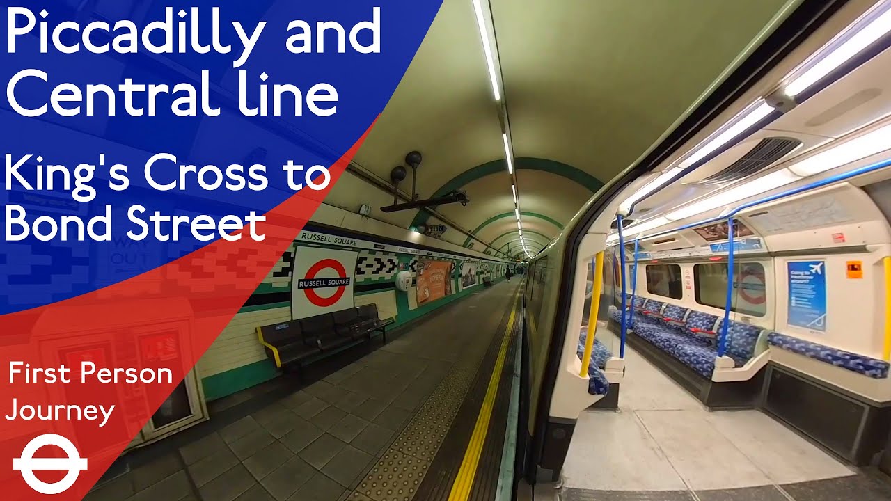 London Underground First Person Journey - King's Cross to Bond Street via Holborn