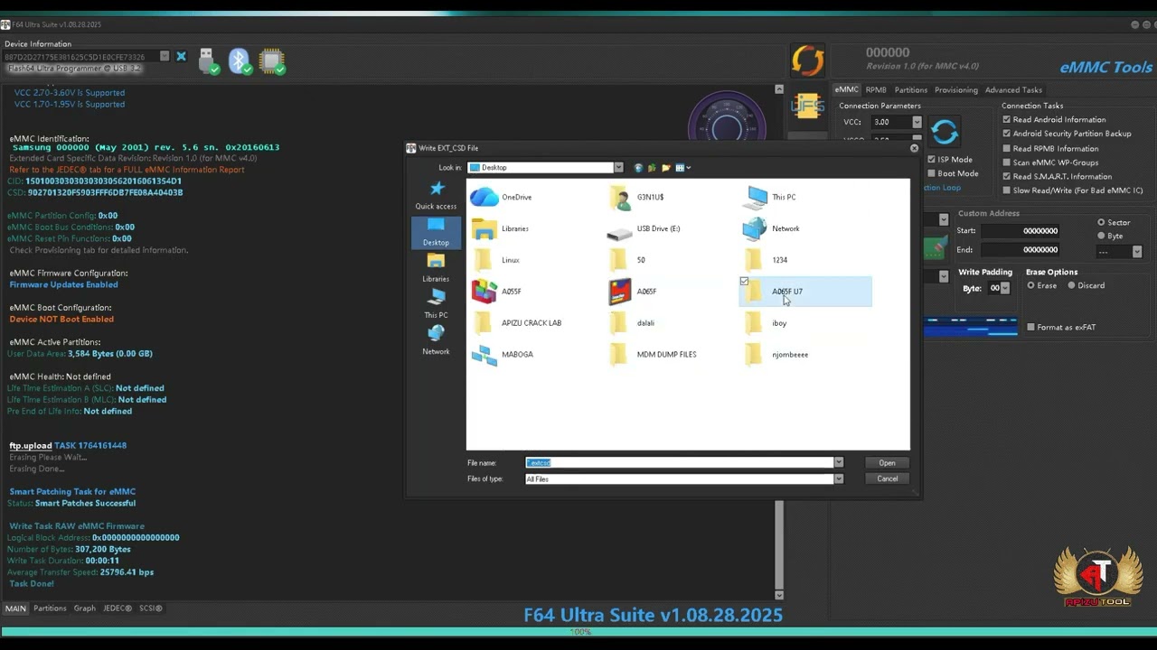 HOW TO BYPASS MDM SAMSUNG A065F U7 | A06 BINARY 7 2025 BY APIZU TOOL 100%