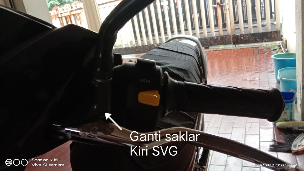 Saklar Kiri Thunder 125 di Skywave 125 #suzuki #suzukiskywave #skywave #saklarmotor #suzukithunder