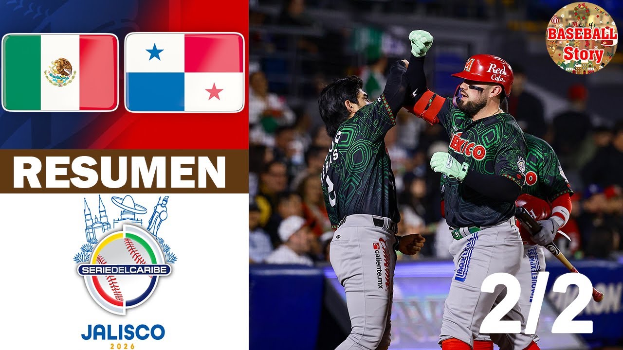 Resumen: México Rojo vs Panamá Serie del Caribe (2/2/2026)